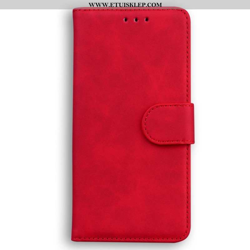 Etui Folio do Oppo Reno 8 Skórzany Efekt Couture